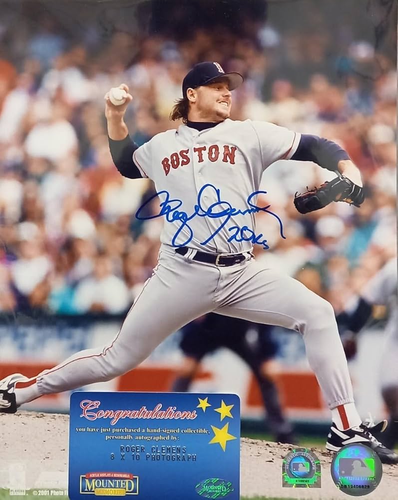 Amazon.co.jp: MOUNTED MEMORIES 社製 ROGER CLEMENS 8×10 signature