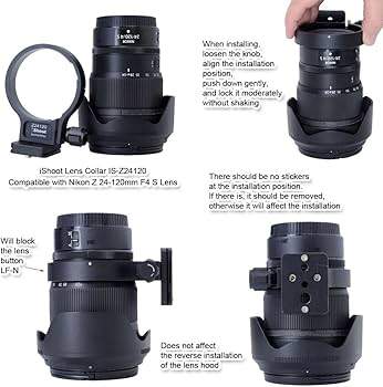 Amazon | iShootカメラリング式三脚座、 三脚マウントリング、レンズ