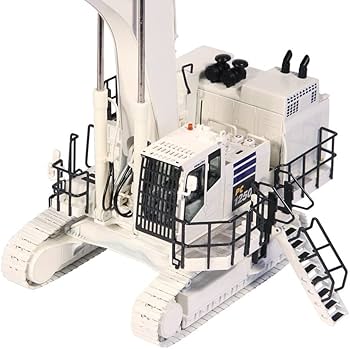 NZG para Komatsu PC1250-11 escavadeira branca 1/50 DIECAST modelo
