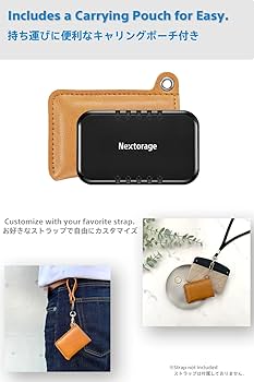 Amazon | Nextorage 日本メーカー ポータブルSSD 1TB 10Gbps USB3.2