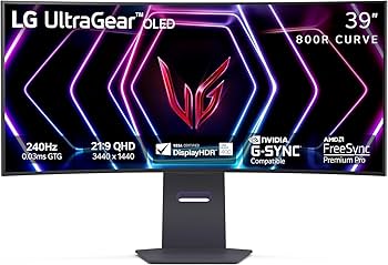 Amazon.com: LG 39GS95QE Ultragear OLED Curved Gaming Monitor 39