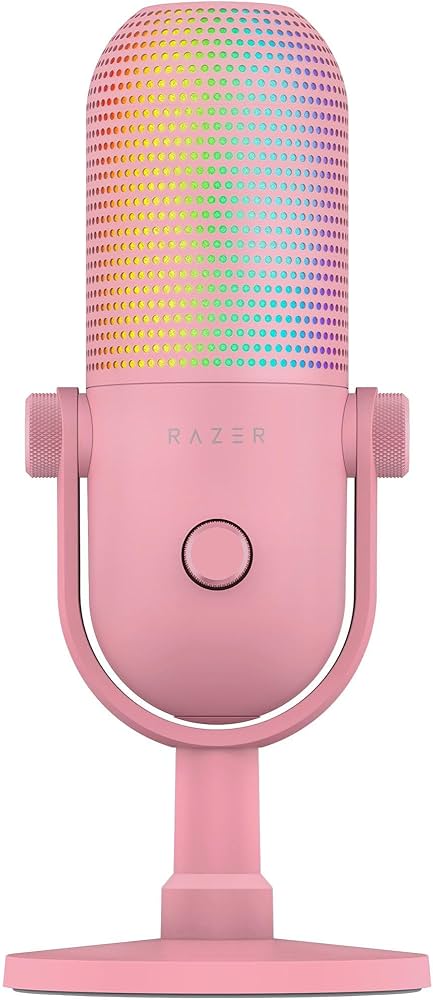Amazon.co.jp: Razer レイザー Seiren V3 Chroma (Quartz Pink