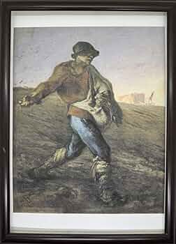 Amazon.co.jp: ジャン＝フランソワ・ミレー 種まく人 A4 ポスター 輸送