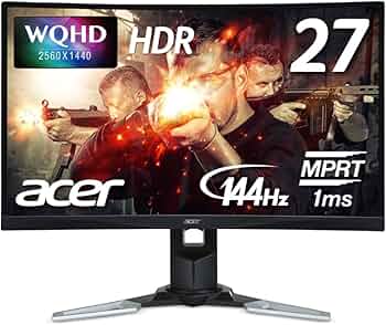 Amazon.co.jp: Acer ゲーミングモニター XZ271Ubmijpphzx 27インチ VA