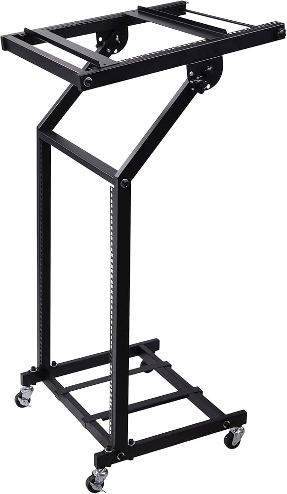 Amazon.co.jp: AW ラックマウント DJミキサースタンド スタジオ機器