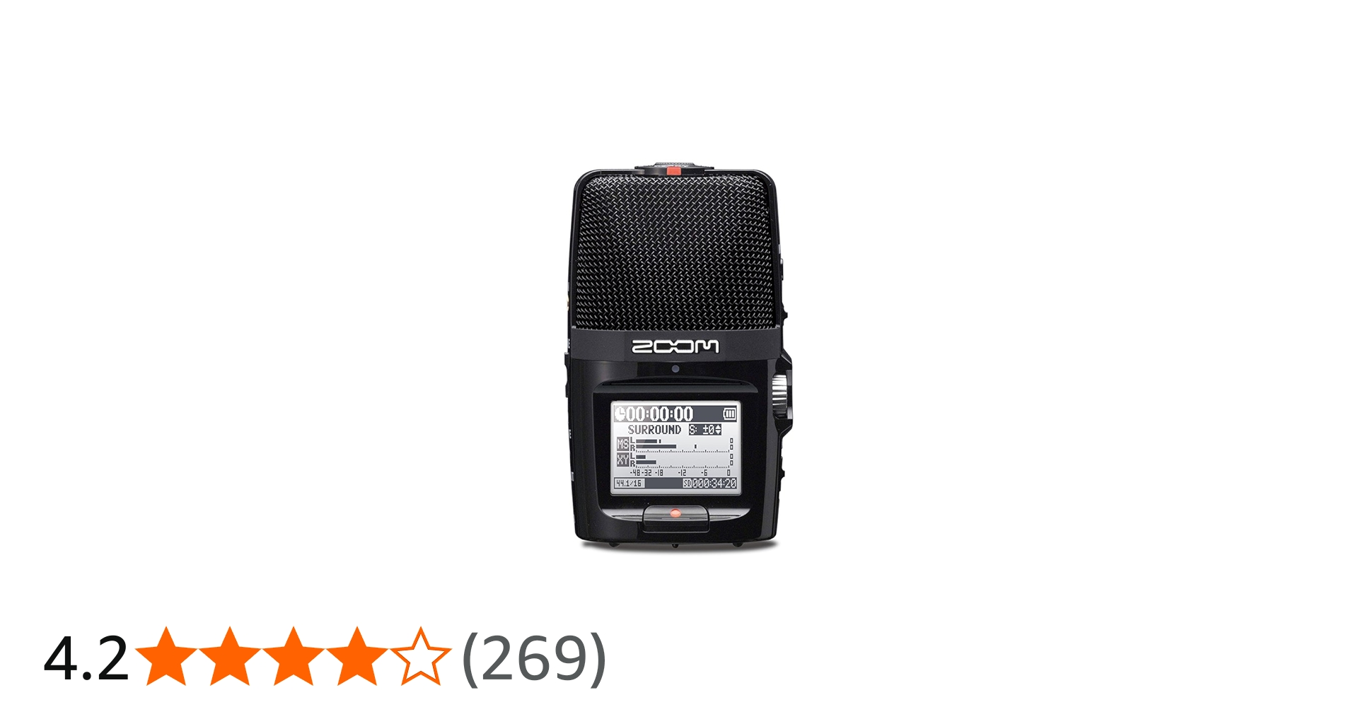 Amazon | ZOOM ズーム H2n ハンディレコーダー ブラック 黒 軽量