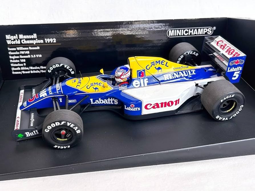 Amazon | 1/18 ウイリアムズ ルノー FW14B N.マンセル キャメル仕様
