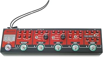 Amazon | Mooer Red Truck マルチエフェクター | ディレイ・リバーブ