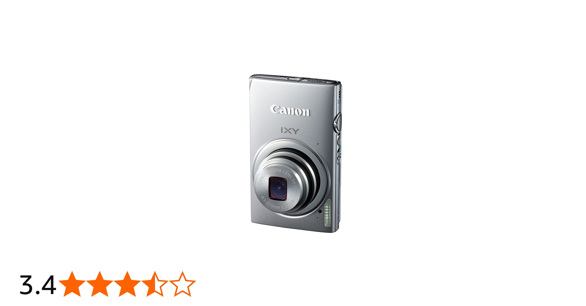 Amazon | Canon デジタルカメラ IXY 430F シルバー 1600万画素 光学5倍