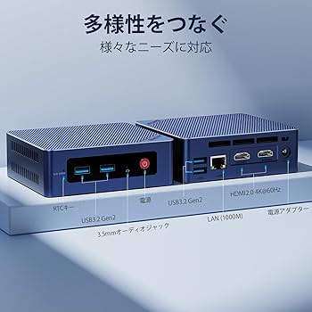 Amazon | Beelink ミニPC 16GB DDR4 500GB SSD Intel N100 Linux