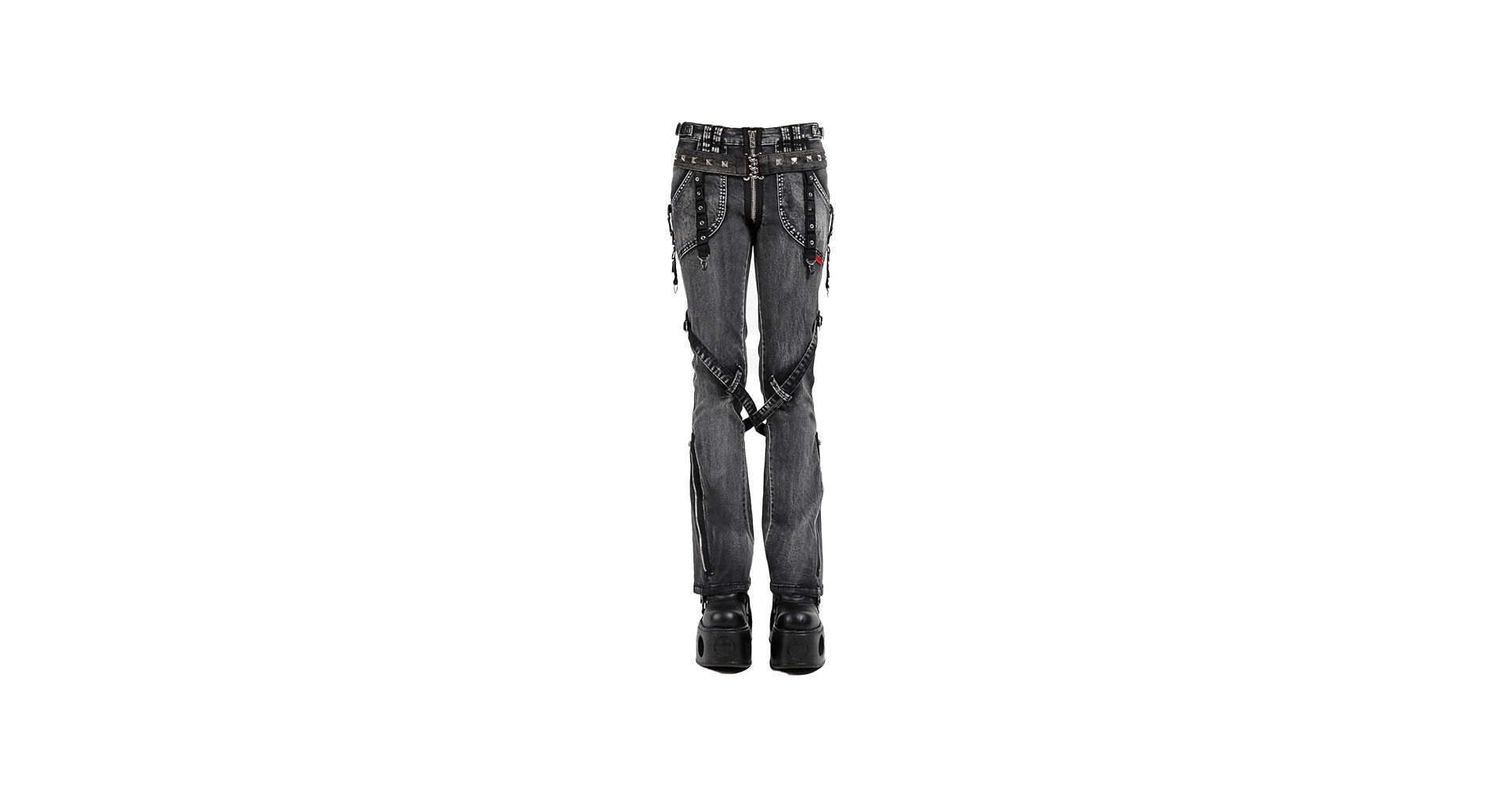 Tripp Nyc Power Belt Pants [Black] (US, Waist, 25, Regular, Black