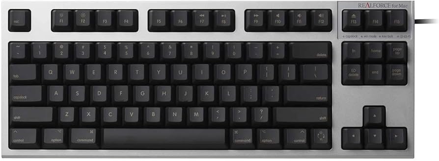Amazon.co.jp: R2TL-USVM-BK(シルバー/黒) REALFORCE TKL for Mac 英語