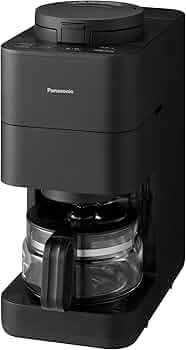Amazon | パナソニック コーヒーメーカー 全自動 ミル付き 沸騰浄水