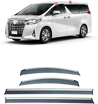 Amazon | 車用サイドバイザー アルファード 30系 20系 2008~2022 専用