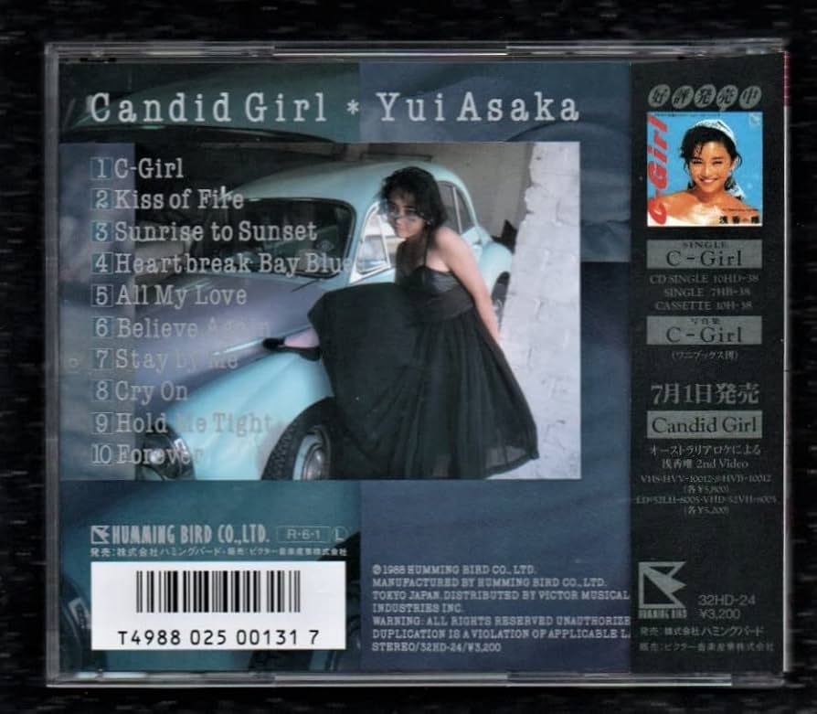 Amazon.co.jp: Ω 浅香唯 4thアルバム CDキャンディッドガール Candid