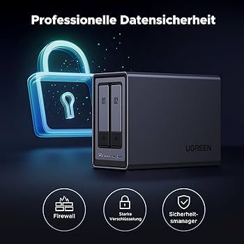 UGREEN NASync DXP2800 2-Bay NAS (Diskless) - 56TB, 2x SATA & 2x M