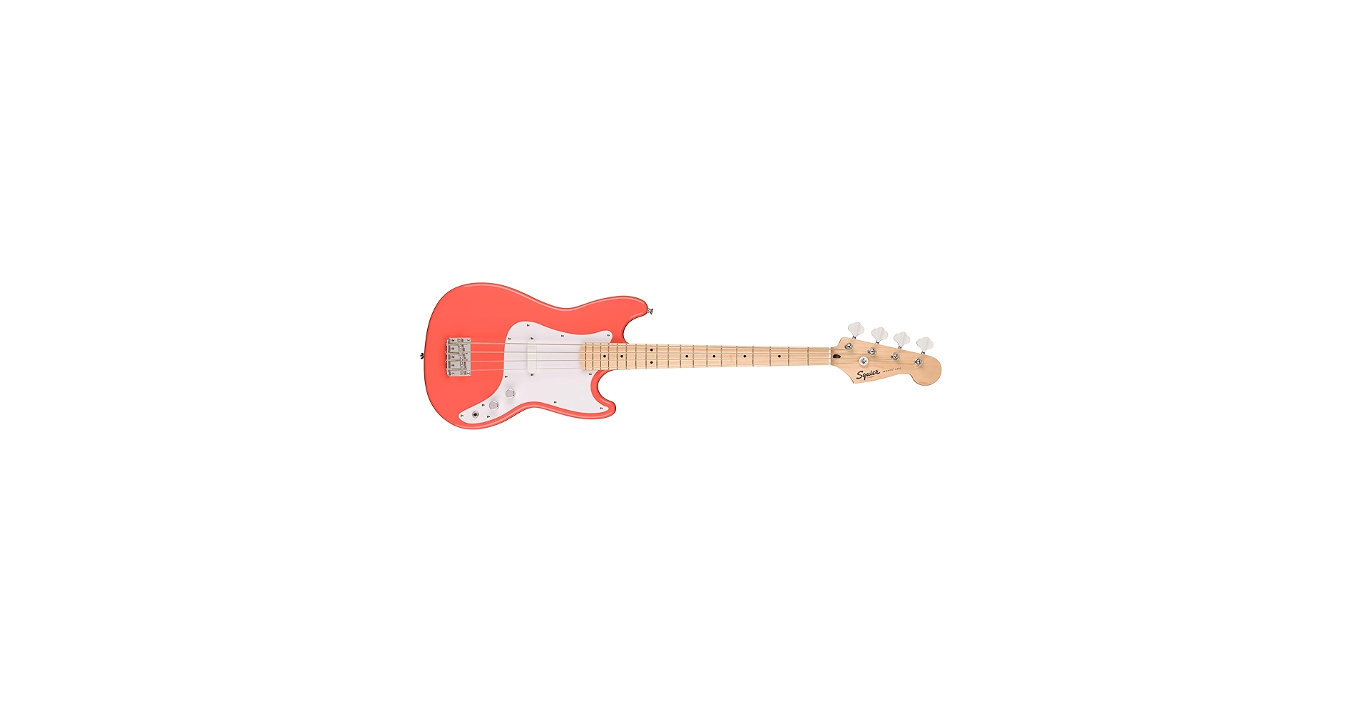 Amazon.com: Squier Squier Sonic Bronco Bass, Tahitian Coral, Maple