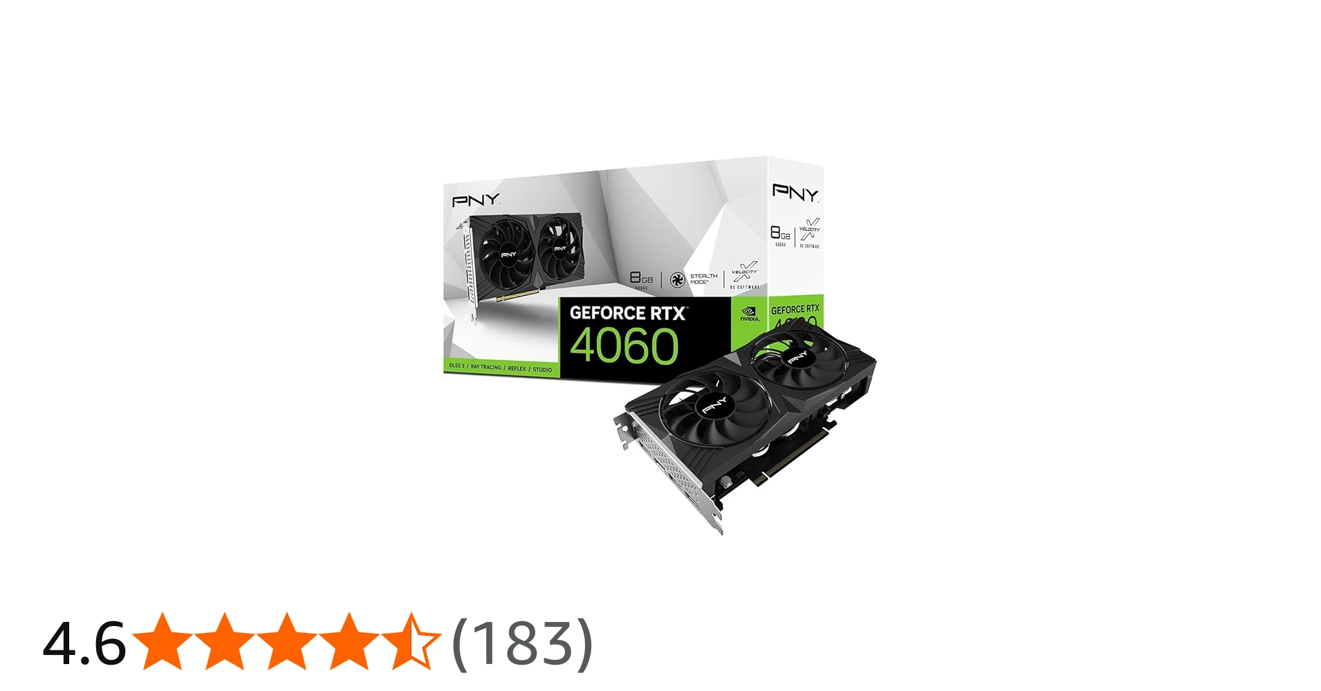 Amazon | PNY Technologies GeForce RTX 4060 8GB STANDARD DUAL FAN