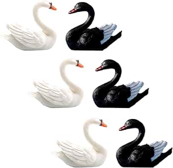 Amazon.com: 30PCS Miniature Swan Resin Figurine Miniature White