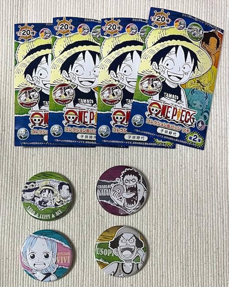 Amazon.co.jp: ONE PIECE ワンピース コレクション 缶バッジ プチ 子供