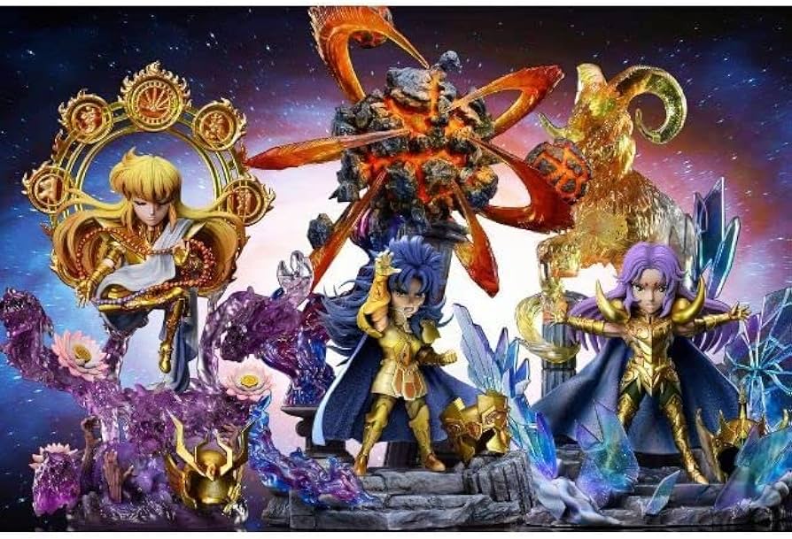 Amazon.co.jp: 聖闘士星矢 サガ シャカ ムウ 3体セット フィギュア