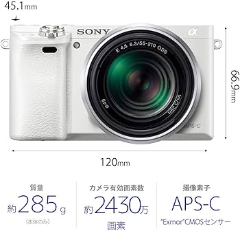 Amazon | SONY ミラーレス一眼 α6000 ダブルズームレンズキット E PZ