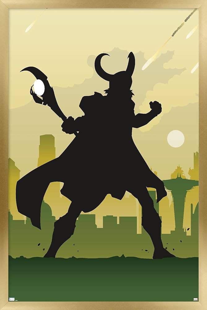 Amazon.com: Trends International Marvel Comics Loki - Minimalist