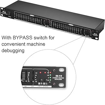 Amazon.co.jp: RUSUO DBX イコライザー、EQ-215 デュアルチャンネル 15