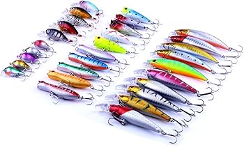 Amazon | ルアー 釣りルアーセット ルアーセットクランクベイト 初心者
