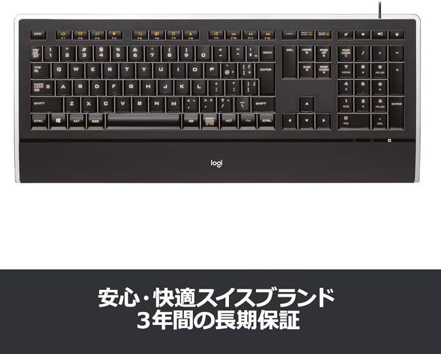 Amazon.co.jp: ロジクール イルミネート キーボード K740 ワイヤレス