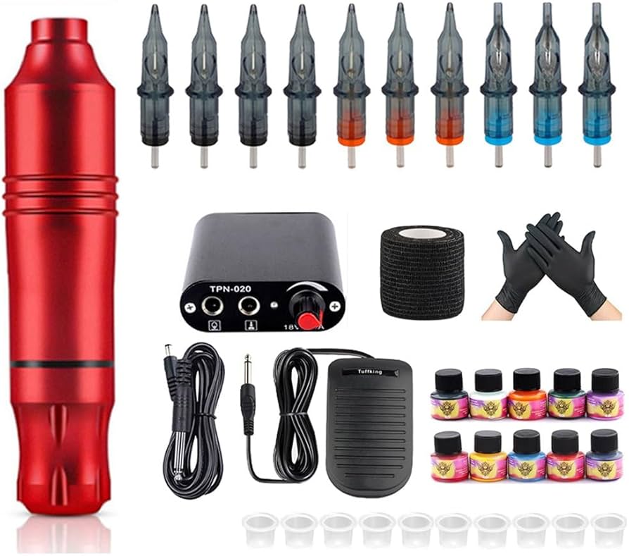 Amazon | 電動タトゥーマシン｜タトゥー用品｜タトゥーマシンセット