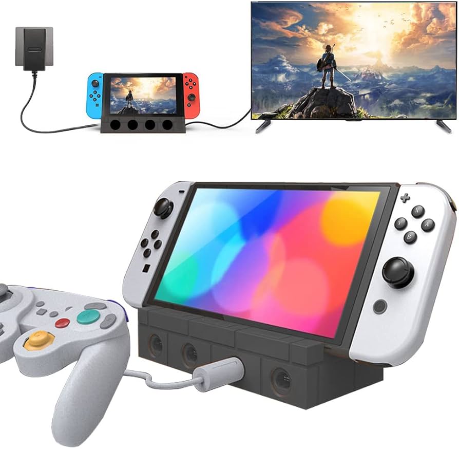Amazon | Switch ドック+ gcコントローラー接続タップ ニンテンドー