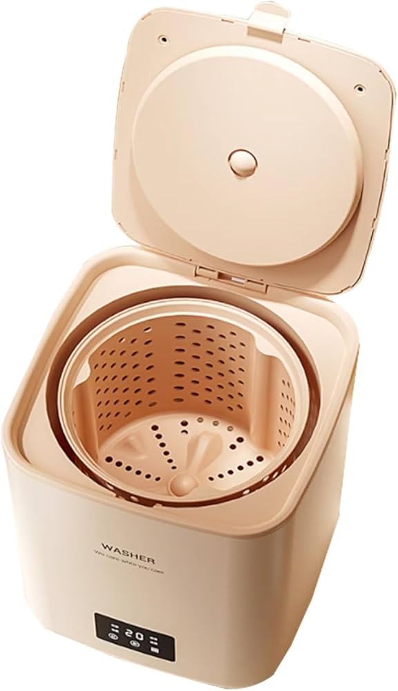 Amazon.co.jp: 小型洗濯機 脱水機能付き バケツ洗濯機 バケツ
