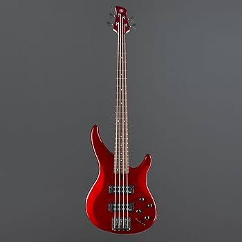 Amazon.com: Yamaha TRBX304 CAR 4-String Electric Bass Guitar,Candy