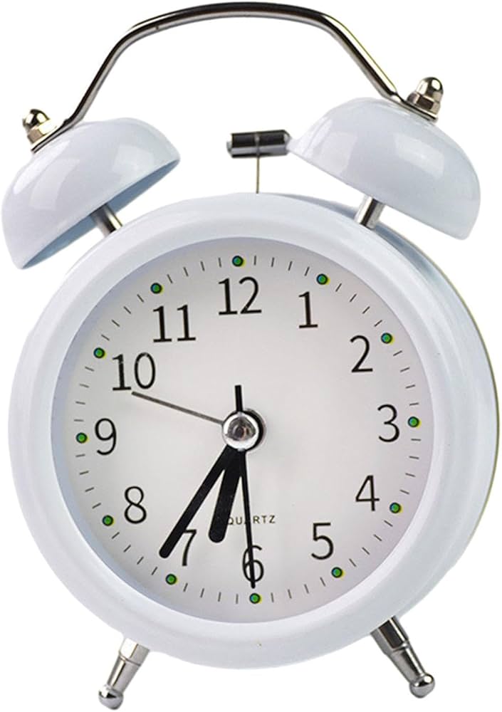 Amazon.com: SKipdr Twin Bell Alarm Clock Loud Alarm Clock Metal
