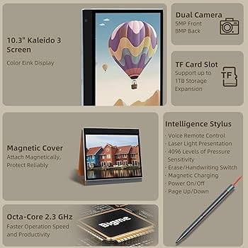 Amazon.co.jp: Bigme inkNote Color + Lite 電子書籍リーダー 10.3