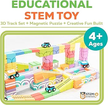 Amazon.com: QBI Toy 2 Sets Combo | Stunt Arena & Happy World Play