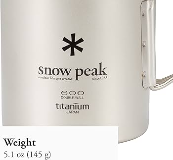 Amazon | スノーピーク チタン ダブルマグ 600 MG-054 | Snow Peak