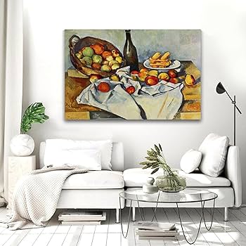 Amazon.co.jp: Paul Cezanneポール・セザンヌ絵画（リンゴの籠のある