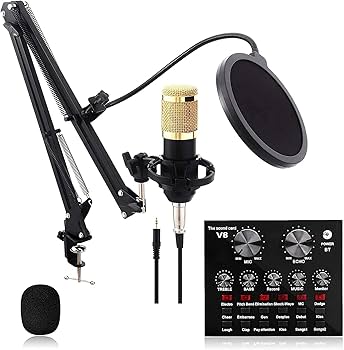 Amazon | ポッドキャストゲーム用BM800マイクキットコンデンサー