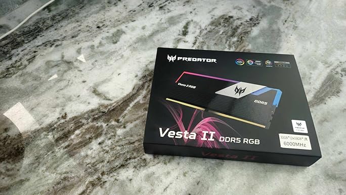 Acer Predator Vesta II RGB DDR5 RAM 32GB (16GBx2) 6000MHz CL32 PC5