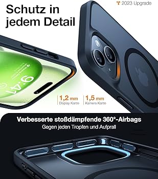 Amazon.com: TORRAS Magnetic Shockproof for iPhone 15 Case iPhone