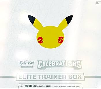Amazon.com: Pokemon 25th Anniversary Celebrations Elite Trainer