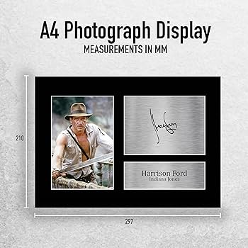 Amazon.co.jp: HWC Trading A4 ハリソン・フォード・インディ