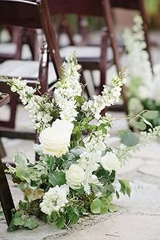 Amazon.com: ICBOX 8PCS White Artificial Delphinium Flowers with