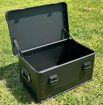 Amazon.co.jp: ☆マットブラック☆スタッキング アルミ コンテナ