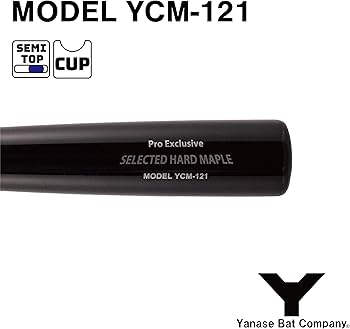 Amazon | ヤナセ 硬式木製バット 北米ハードメイプル セミトップ