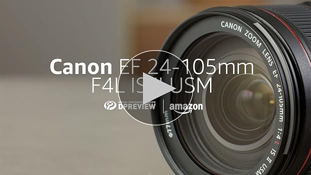Amazon.com : Canon EF 24–105mm f/4L is II USM Lens, Black