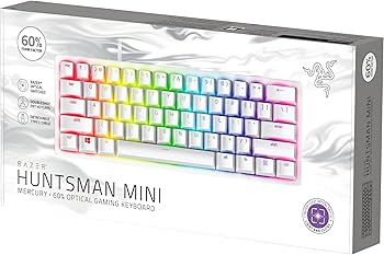 Amazon.com: Razer Huntsman Mini 60 Percent Wired Optical Clicky