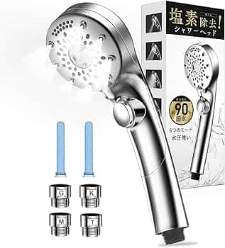 Amazon.co.jp: シャワーヘッド マイクロナノバブル 【サロン発想のプロ